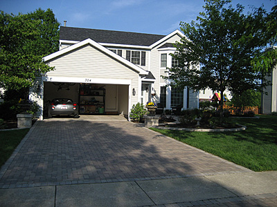brick paver driveway